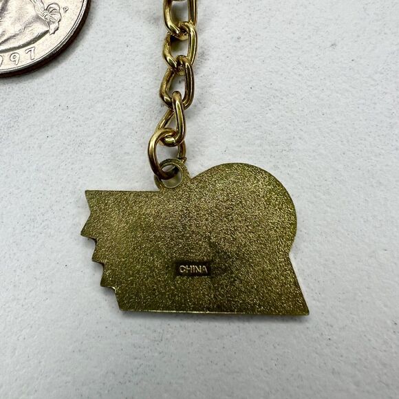 Vintage WIBC Womens International Bowling Most Improved Average Keychain Keyring - Picture 2 of 7